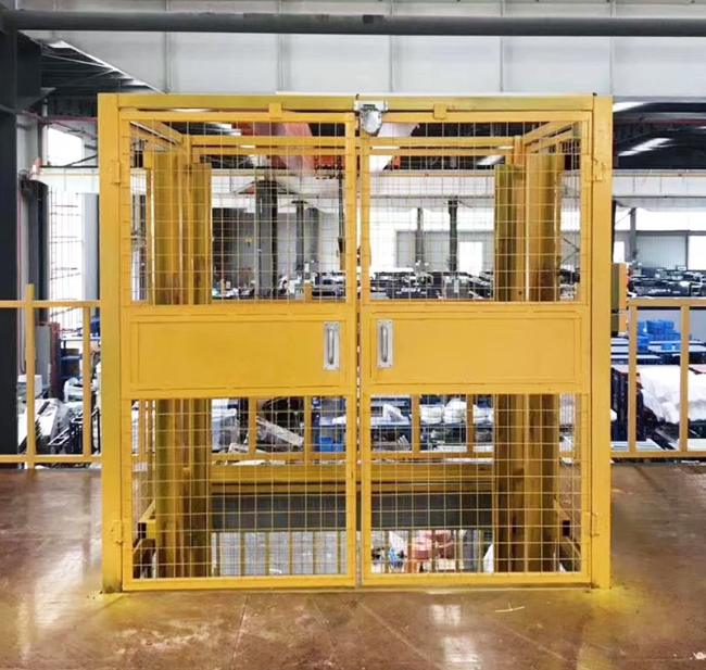 驻马店智能导轨式升降机亮相